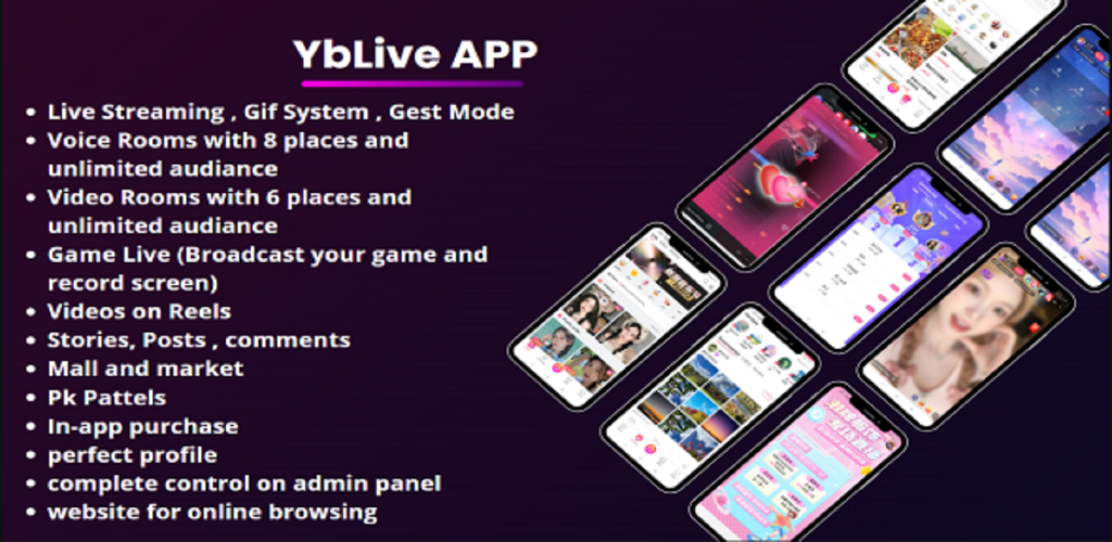 YBLive Live Streaming Application